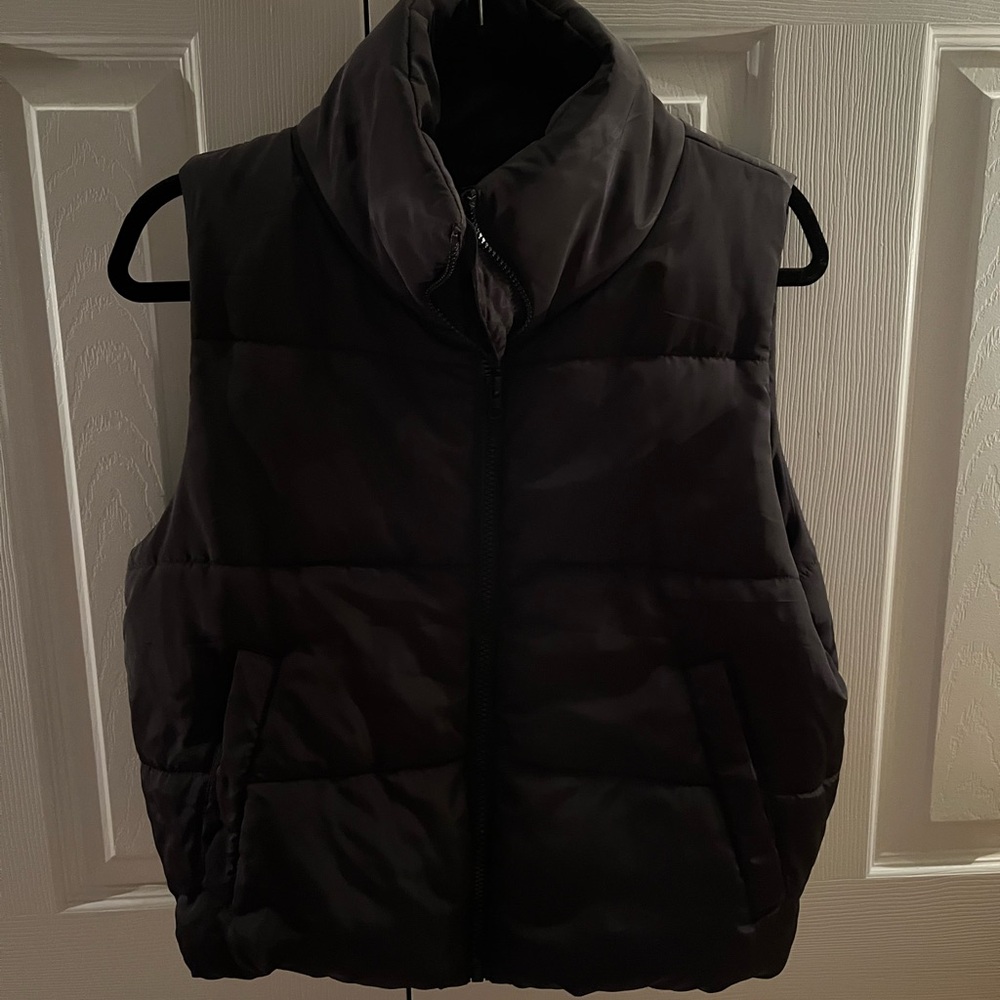 Black Puffer Vest